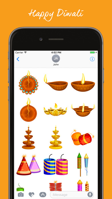 Diwali Stickers For iMessage! screenshot 4