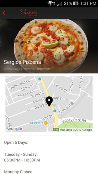 Sergio’s Pizzeria screenshot 2
