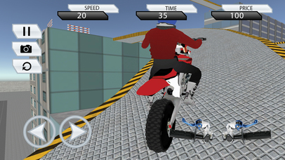 Stunt Bike Roof Jumping 3D screenshot 2