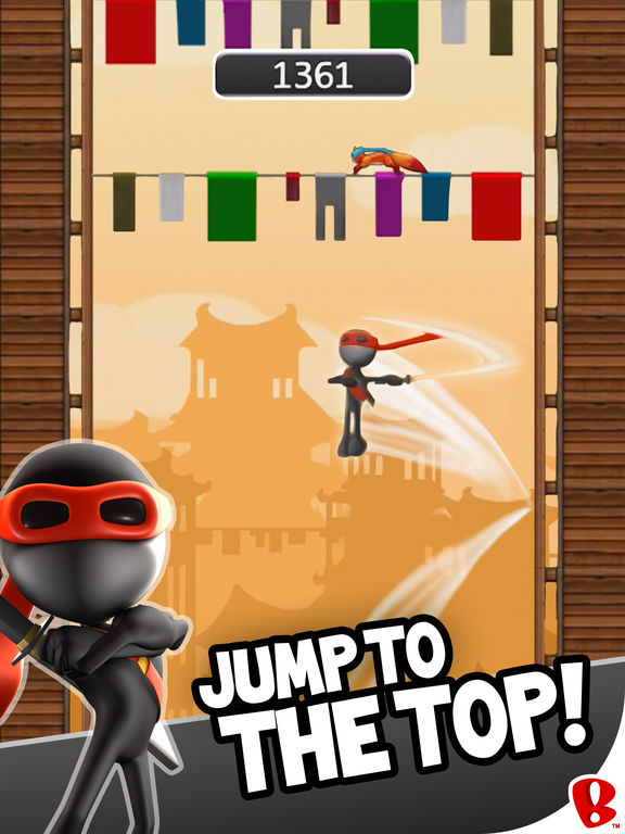 Screenshots of NinJump for iPad