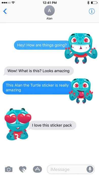 Alan The Turtle Stickers screenshot 4