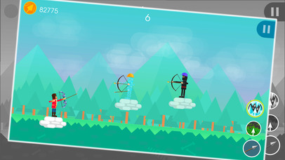 Funny Archers - 2 Player Archery Games screenshot 2