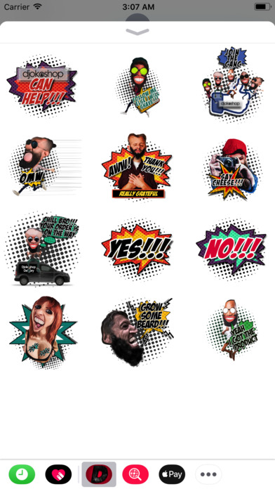 Djokoshop Comic Sticker Pack screenshot 3