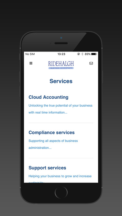 Ridehalgh Accountants screenshot 2