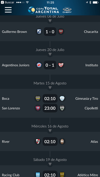 Copa Argentina screenshot 3