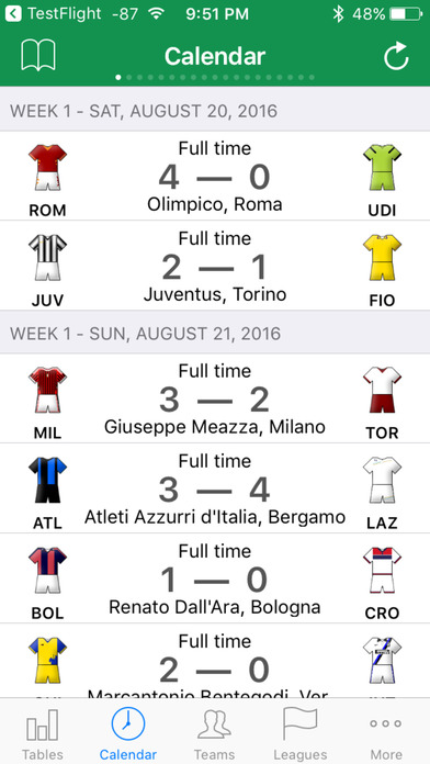 Italian Football 2017-2018 screenshot 2