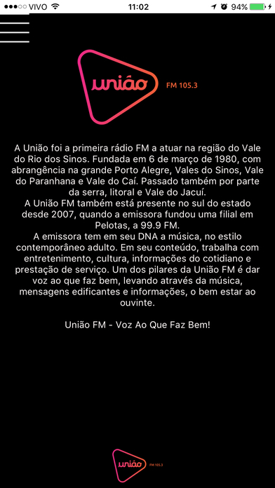 Rádio União FM 105.3 screenshot 4