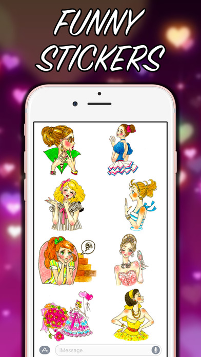 Princess Girls > Stickers! screenshot 3