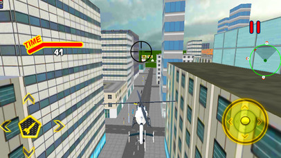 Cop Helicopter Flight Sim 3D- Pilot Chase Criminal screenshot 3