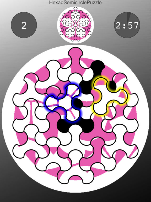 HexadSemicirclePuzzle screenshot 10
