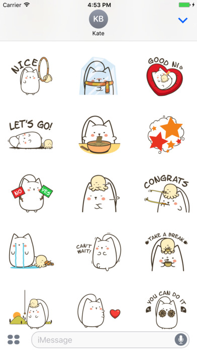 Cat Animated Lovely Sticker screenshot 2