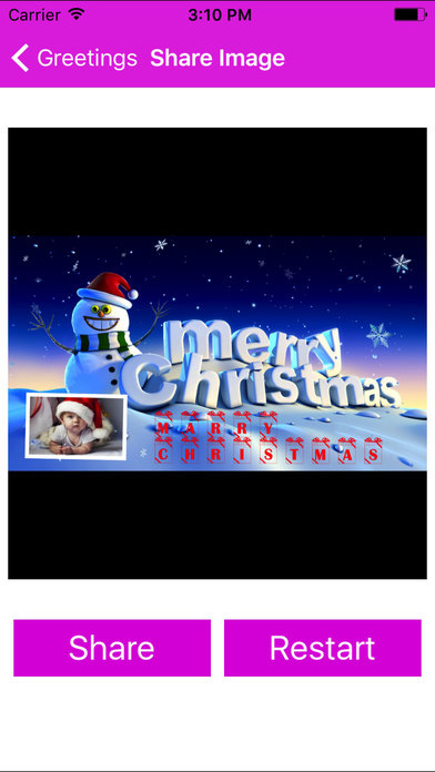 Christmas Greeting Cards Maker Booth For Wishes screenshot 4