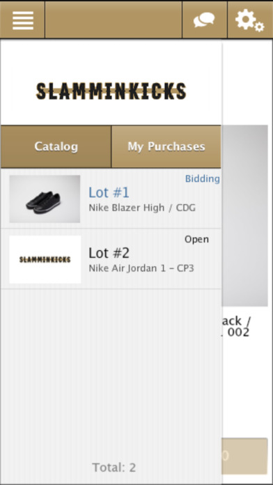Slamminkicks Sneaker Auction screenshot 2