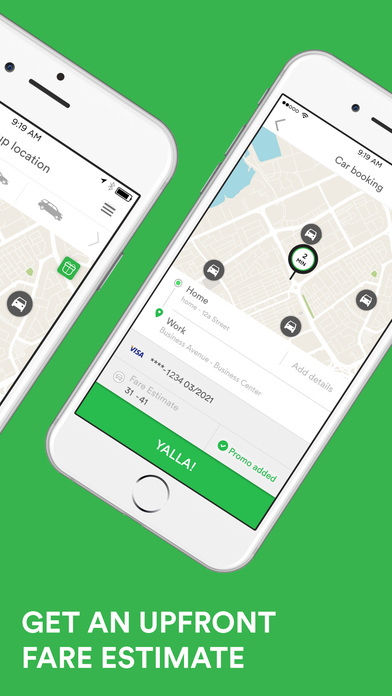 Screenshots of Careem كريم - Online Cab Booking App for iPhone
