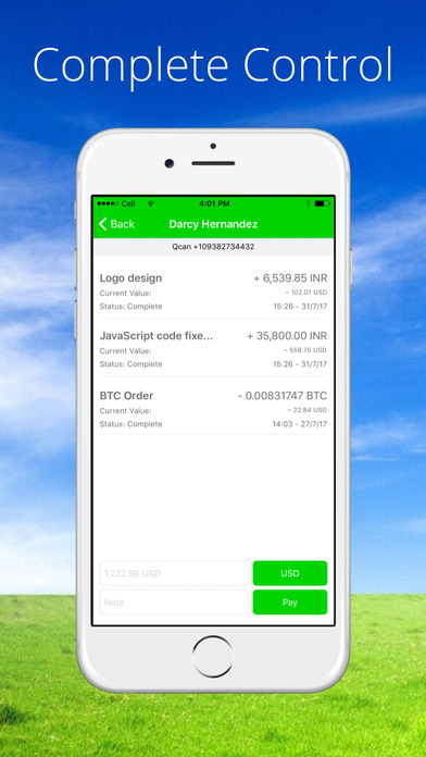Mobile Bitcoin Wallet - Qcan screenshot 3