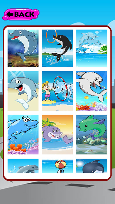 Learning Games Jigsaw Puzzle Dolphin Edition screenshot 2