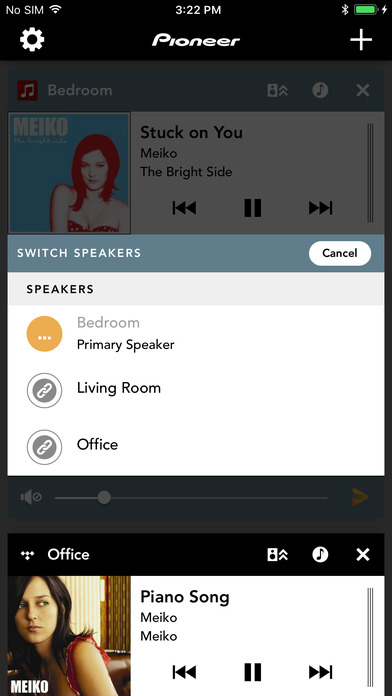 Pioneer Music Control App screenshot 2