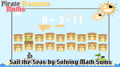 Pirate Treasure Maths - Kids screenshot 2