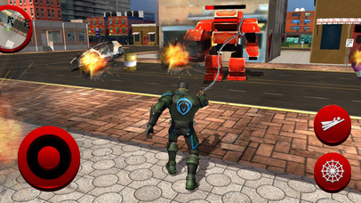 Rope Man vs Robot City Rescue screenshot 2