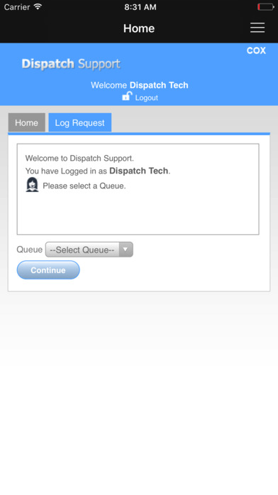 Dispatch Support CX screenshot 2