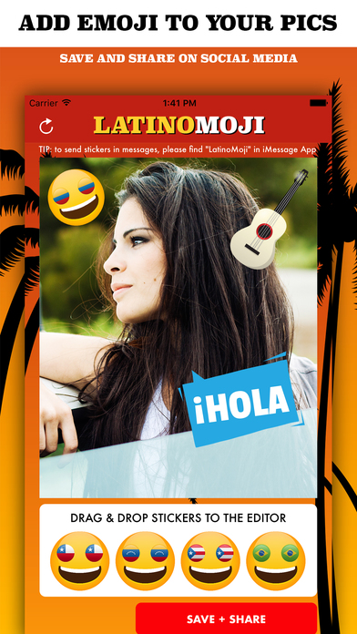 LATINOMOJI - Latino Emoji App & Photo Editor screenshot 2