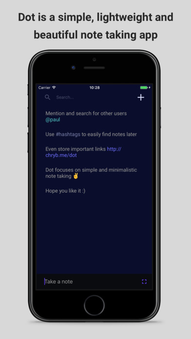 Dot - Beautiful, simple and minimalistic notes app screenshot 2
