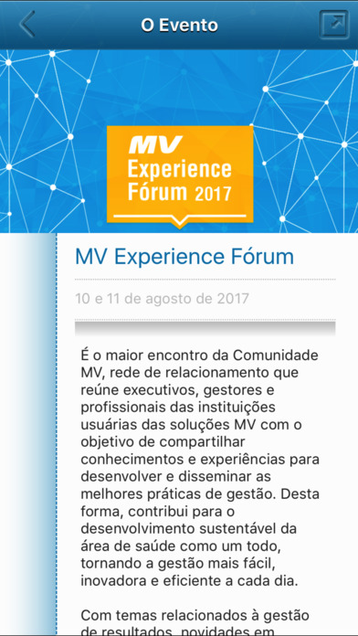 MV Experience Fórum - MEF17 screenshot 3