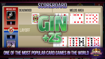 Gin Rummy online card game screenshot 3