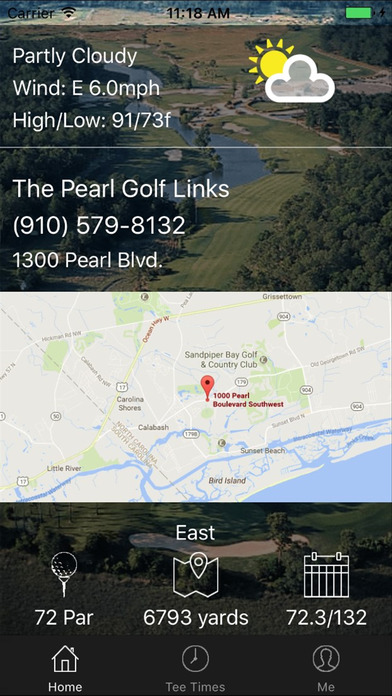 The Pearl Golf Links Tee Times screenshot 2