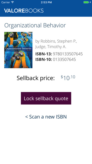 ValoreBooks Sellback screenshot 3