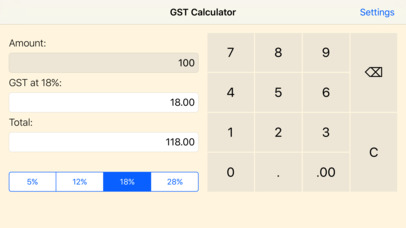 G.S.T. Calculator screenshot 3