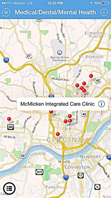 Cincy Homeless Resource Map screenshot 3