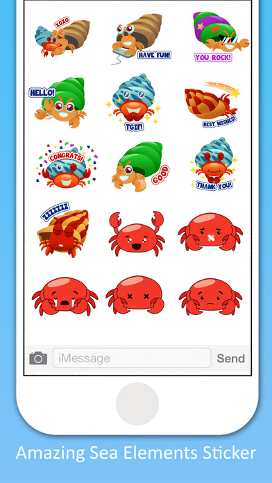 Crab Stickers Pack screenshot 2