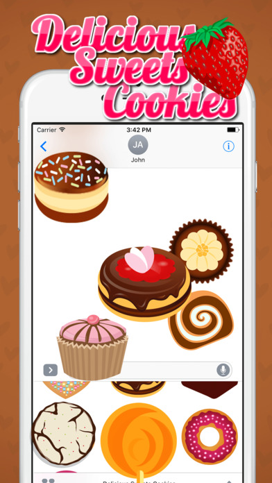 Delicious Sweets Cookies Sticker screenshot 2