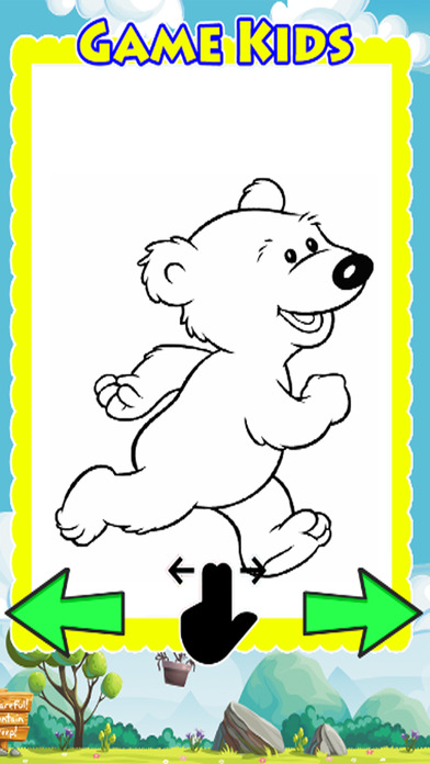 Animal Polar Bear And Friends Coloring Book screenshot 2