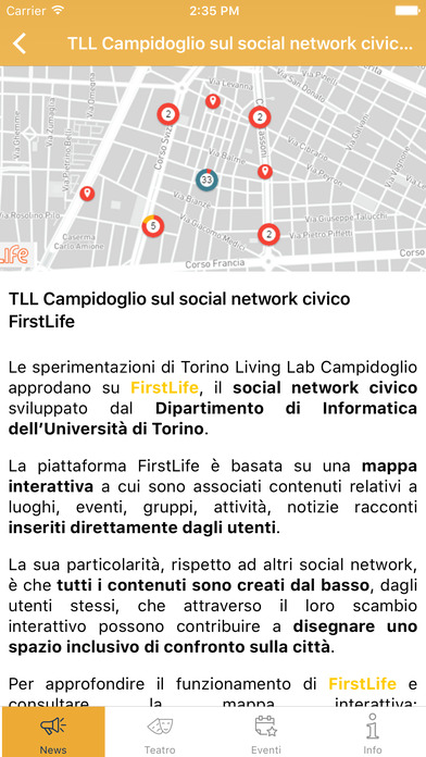 Torino Living Lab screenshot 2