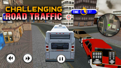 Traffic Coach Bus Simulator in US City Streets screenshot 2