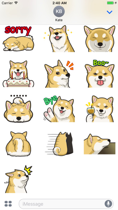 Shiba Dog Stickers screenshot 4