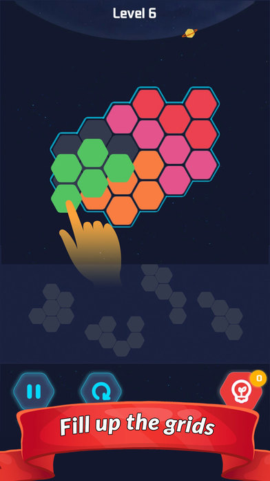Go Hexa!- Block puzzle games for hexagon screenshot 2