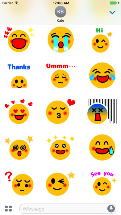Emoji Animated Smile Stickers screenshot 3