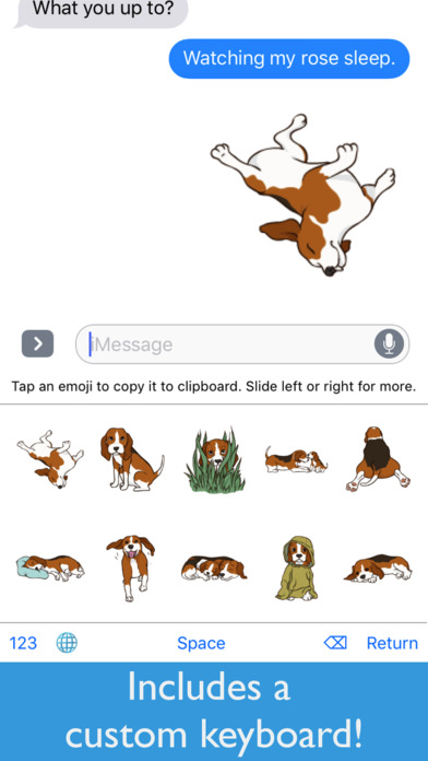 Beagle Love Emojis screenshot 4