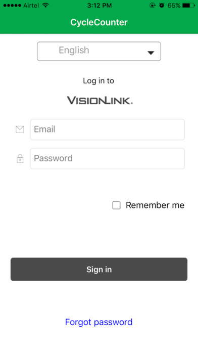 VisionLink® CycleCounter screenshot 2