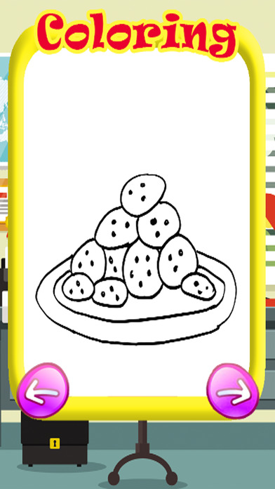 Candy Cookie Book Coloring Page Games screenshot 3