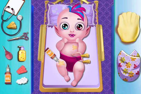 Princess Vampire Newborn Baby - Mommy Pregnancy Check/Cute Infant Care screenshot 3