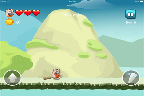 石器时代跑酷 - 好玩的游戏 screenshot 2