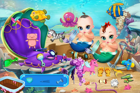 Princess Mermaid Family - Mommy Makeup Salon/Lovely Baby Care screenshot 2