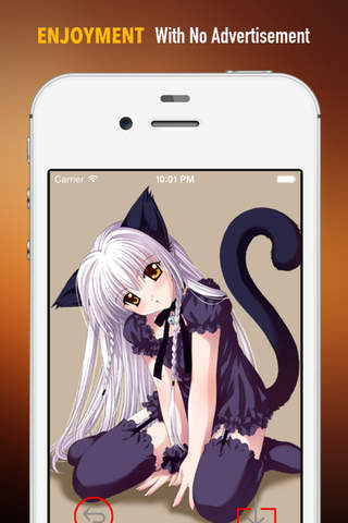 Anime Cat Girl Wallpapers HD: Quotes Backgrounds with Art Pictures screenshot 2