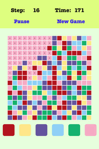 Angry Flood - Color Block 17X17 screenshot 2