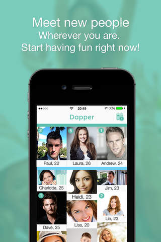 DapperApp - free Festival and Event dating screenshot 2