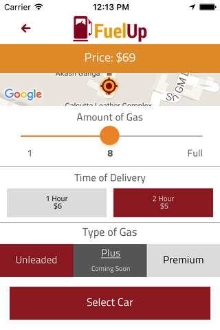 FuelUp - Your Mobile Gas Station!! screenshot 2